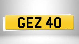 Registration GEZ 40